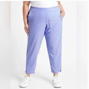 Athleta Brooklyn Ankle Pants Size 26 Victoria Periwinkle Travel Athleisure Comfy
